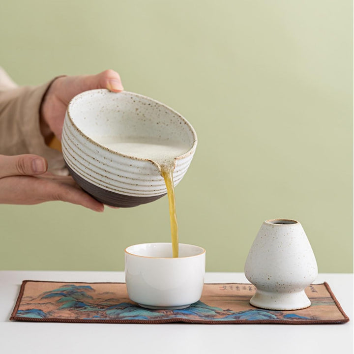 Matcha Set – Macha Tea Set 8 StüCk Matcha Tee Set Mit Matcha Besen Matcha Schale Matcha Sieb Schaufe
