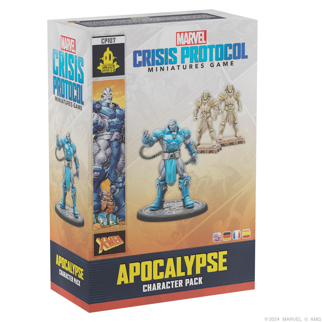 ATOMIC MASS GAMES, Marvel: Crisis Protocol – Apocalypse, Charakter-Erweiterung, Tabletop, 2 Spieler,