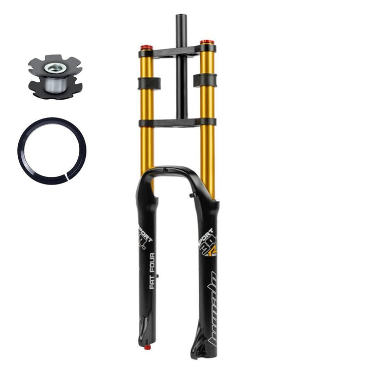 26 Zoll Fahrradgabeln BMX 4.0 Fetter Reifen Luftgefederte Gabeln Mountainbike Scheibenbremse E-Bike-