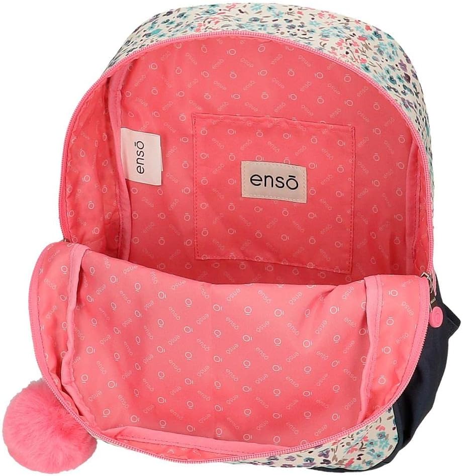Enso Travel Time Vorschulrucksack, anpassbar, Blau, 25 x 32 x 12 cm, Polyester, 9,6 l Rucksack 32, R