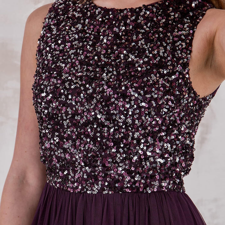 Maya Deluxe Damen Bridesmaid Dress Beere 40, Beere 40