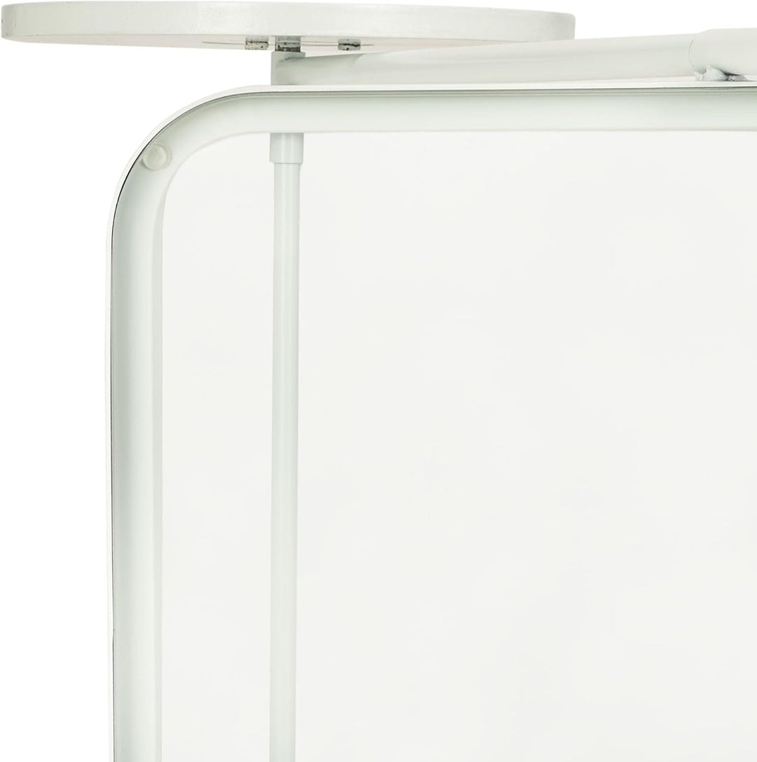 SAFAVIEH Modern 2 Etagen Barwagen, Weiss, 91 x 47 x 76