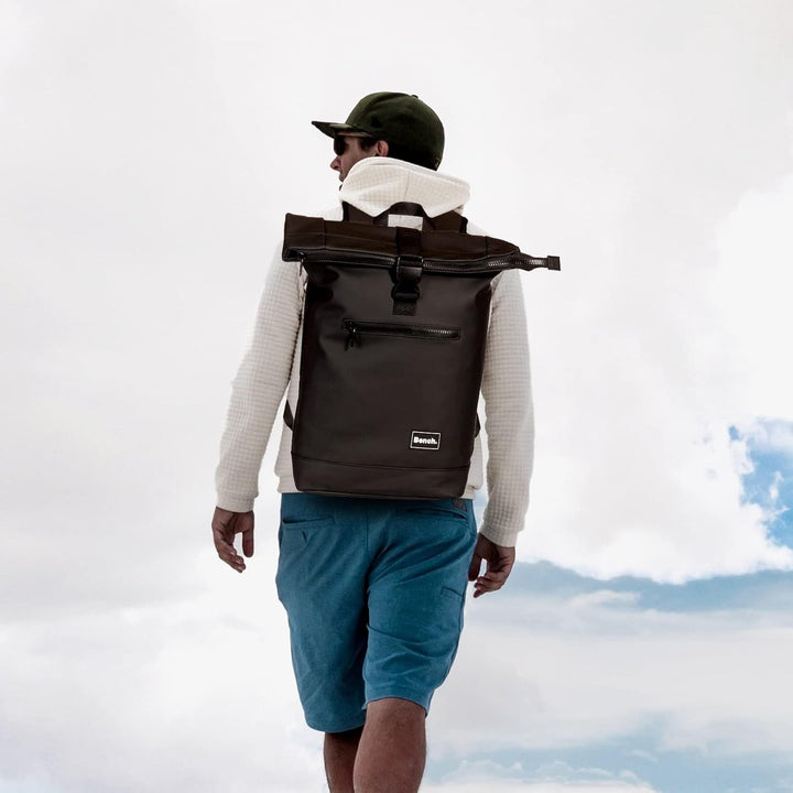 Bench Hydro Roll Top Rucksack Kurierrucksack Daypack Backpack 64175, Farbe:Altrosa