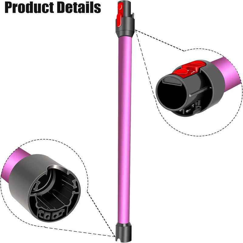 Italdos Teleskop-Schlauch, Verlängerungsstange, kompatibel mit Dyson V11 V10 V15 V8 V7, Länge 73 cm,