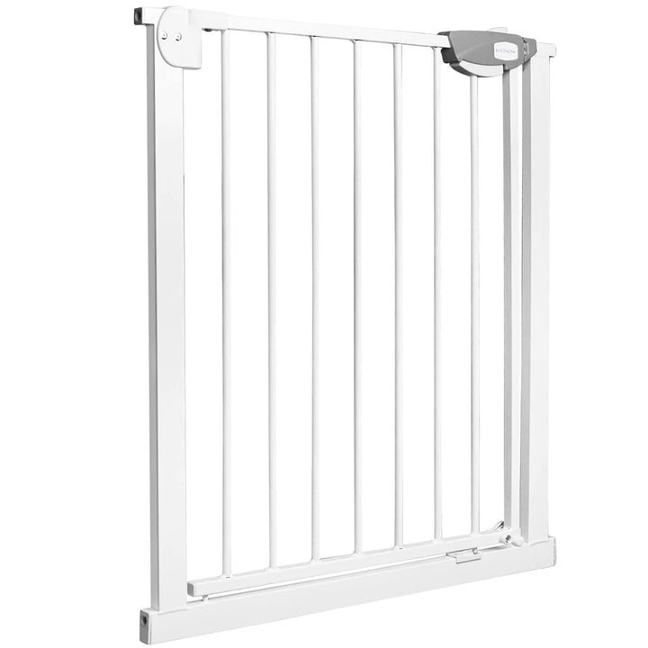 XMTECH Türschutzgitter Ohne Bohren Treppengitter für Kinder 75-85cm breit，Auto-Close Baby Türgitter