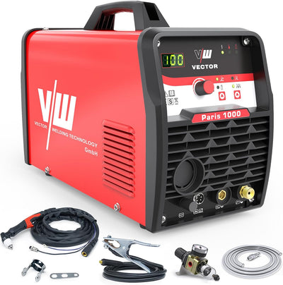 Plasmaschneider 100 A - Plasma Cutter - Plasmaschneider mit Pilotzündung - 100 Ampere Stromstärke &