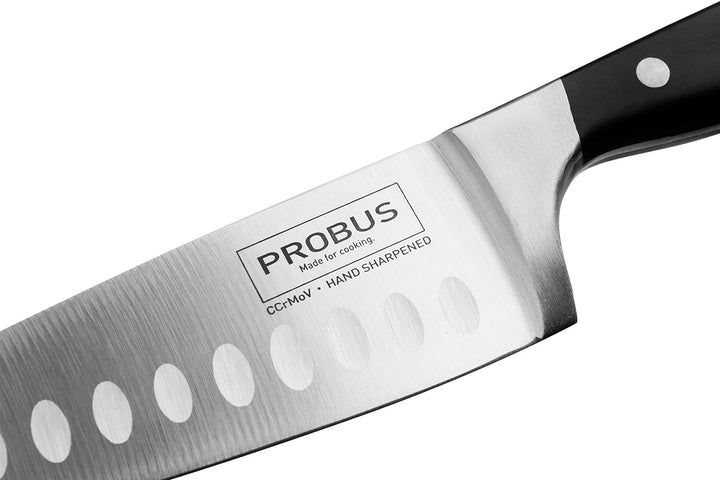 Probus Messerset für Küchenprofis – Grosse und kleine Premium-Küchenmesser mit Edelstahlklingen und