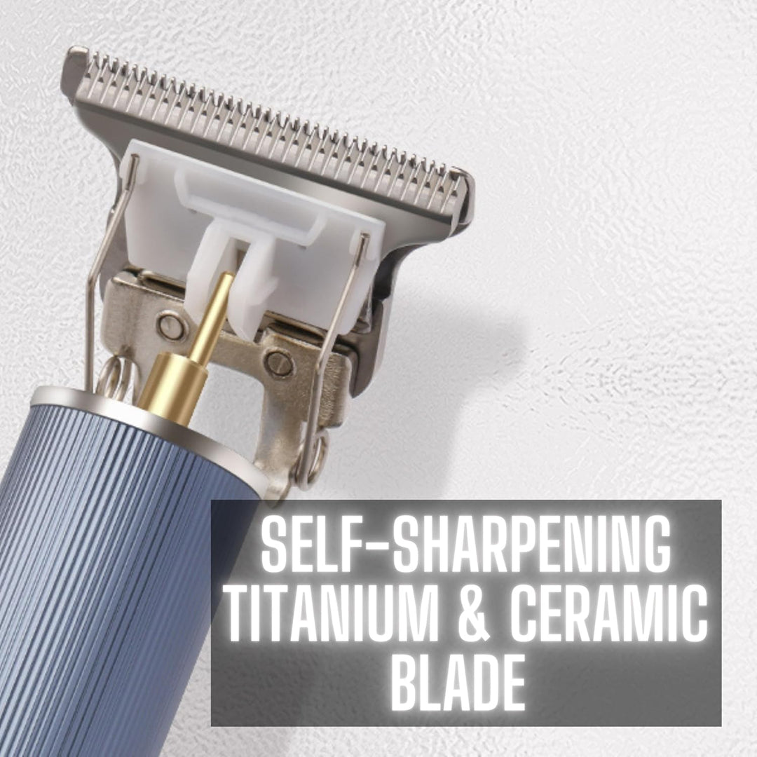 Barberboss Haarschneidemaschine, Bart- und Haarschneider-Set für Herren, T-Klingen-Trimmer aus Keram