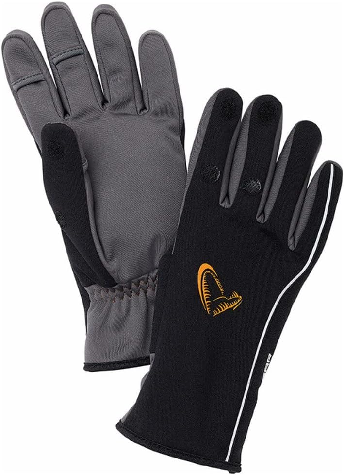 Savage Gear Softshell Winter Gloves Black - Angelhandschuhe XL, XL