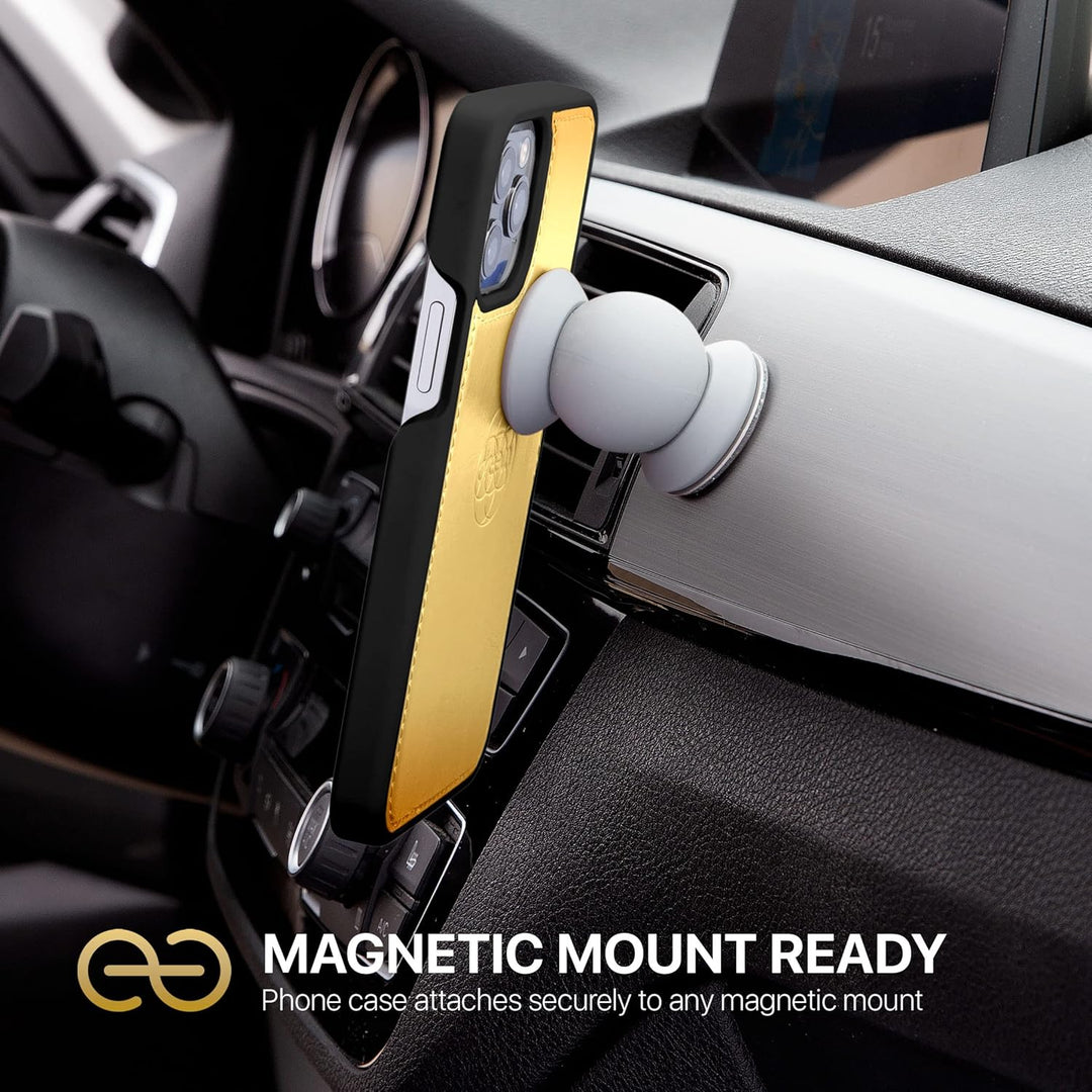 Dreem Fibonacci iPhone 13 Pro Max Brieftaschen-Etui / 2-in-1 stossfestes Etui und abnehmbares Folio