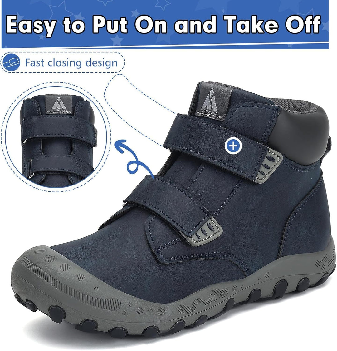 Mishansha Kinder Wanderschuhe rutschfest Trekkingschuhe Jungen Atmungsaktiv Outdoor Walkingschuhe Gr