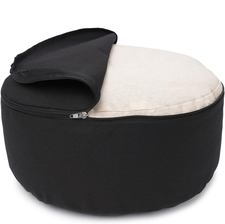 Yogabox Meditationskissen/Yogakissen Rondo Classic Made in Germany Schwarz, Schwarz