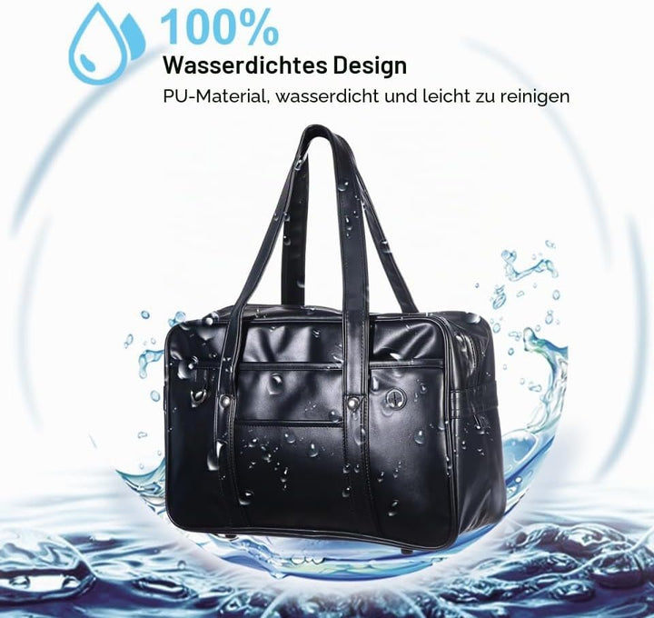 Hemobllo Japanische Uniform Schultertasche Aus Pu – Wasserdichte Einzelschulter-Handtasche Für Damen