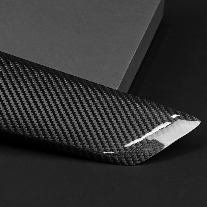 KUNGKIC Hartkohlefaser für BMW Auto Mittelkonsole Co-Pilotin Armaturenbrett Trimmen Abdeckung Aufkle