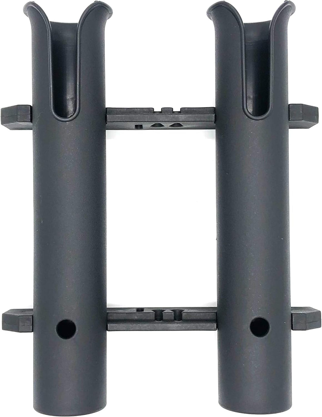 Wall Mounted Fishing Rod Holders Tubes Links Fishing Rod Holder Rack Rests 2-polig, Schwarz, 2-polig