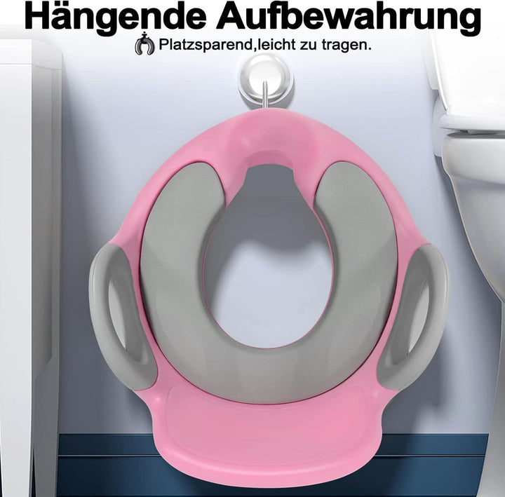 Kinder Toilettensitz WC Aufsatz Toilettentrainer Sitze für 12 Monate bis 7 Jahre Baby Sitz Anti-Ruts