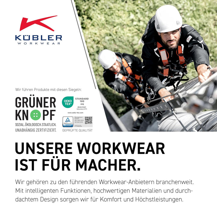 KÜBLER Workwear Unisex Jacket Jacket Classiq Organiq Size 50 in anthracite (pack of 1) S Anthrazit /