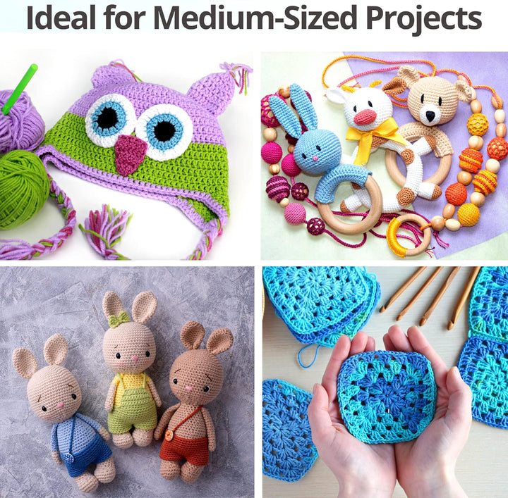 Piccassio Häkelset für Anfänger, Erwachsene und Kinder – Machen Sie Amigurumi- und Häkelset-Projekte