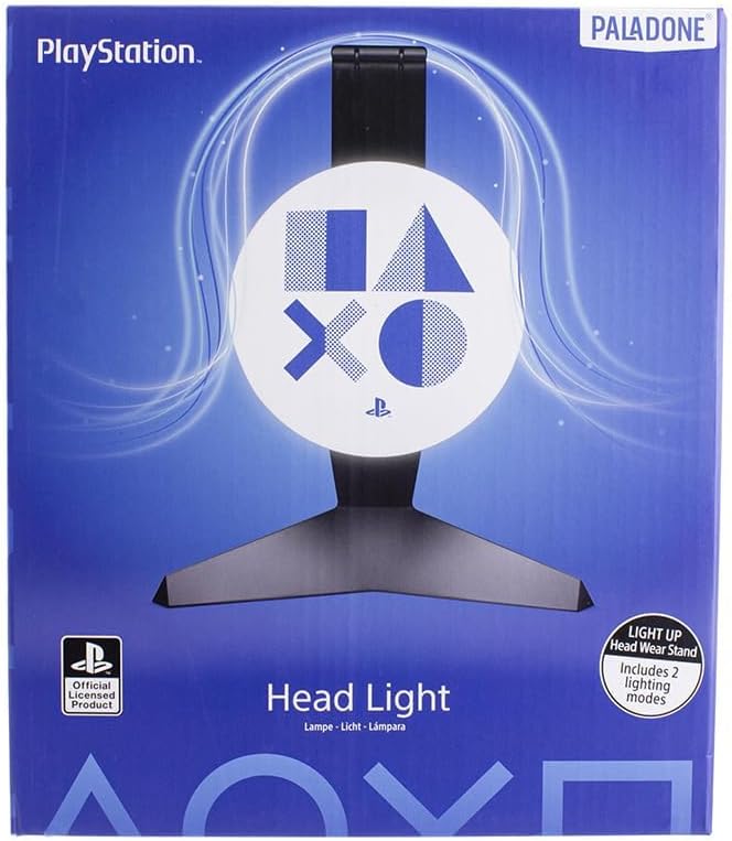 PlayStation Headset-Ständer-Licht - Offiziell lizenziert, Kopfhörerhalter für Gaming-Setup, Geschenk