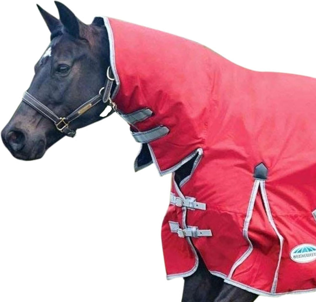 Weatherbeeta ComFiTec Classic Medium Combo Turnout Rug 6'5 Rot/Silber/Navy, 6'5 Rot/Silber/Navy