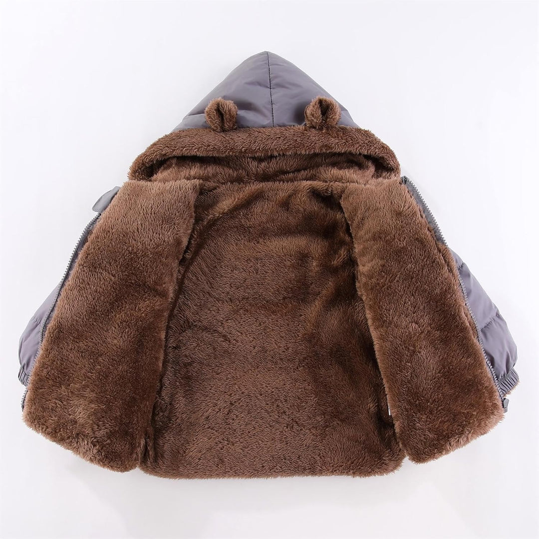 JiAmy Baby Winter Fleece Mantel Kinder Jungen Jacke Outwear Mädchen Gepolstert Kleidung 4-5 Jahre Gr
