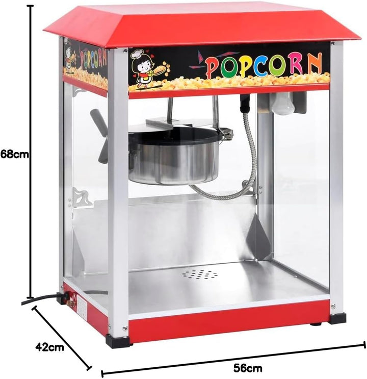 vidaXL - Popcornmaschine mit Teflon-Kochtopf 1400 W