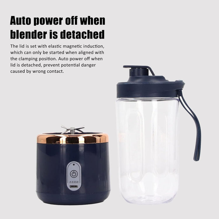 Mixer Maker, 400ml Tragbarer Standmixer, Tragbarer Mixer, Juicing Cup Flasche, Obstmischer, 1500 mAh