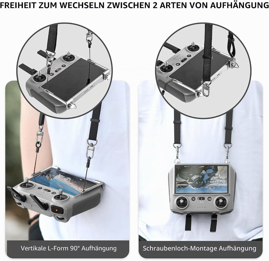 STARTRC 2-IN-1 Avata 360 Fly More Combo Gurt Metallbefestigungen für DJI LITO X1/RC/RC 2 Mini 5/4/3