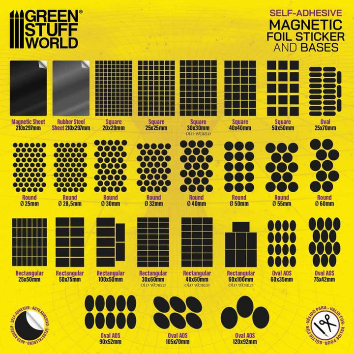 Green Stuff World für Modelle & Miniaturen Magnetfuss, rund, 32 mm, 10863