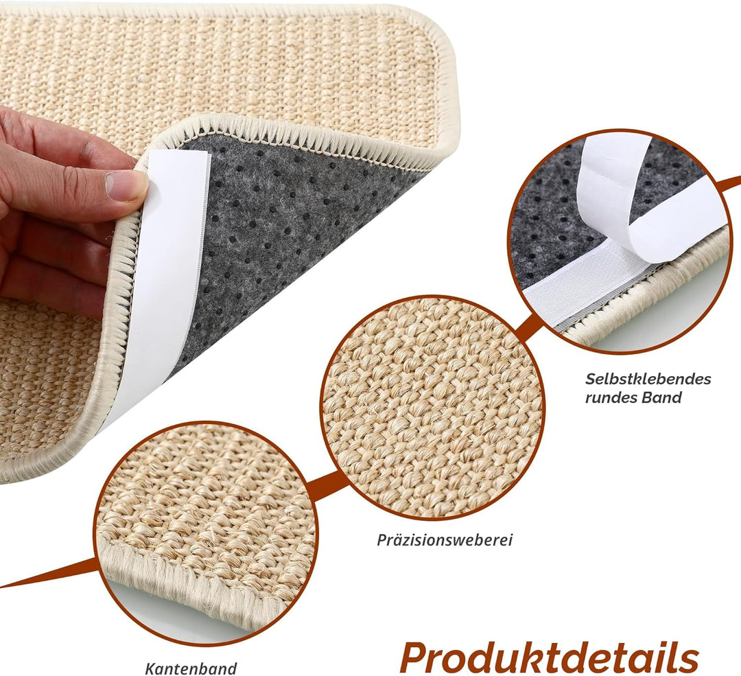 2 Stück Kratzmatte Katze,Kratzbretter Katze Sisal,50x25cm,Katzen Kratzbrett,widerstandsfähig,Geeigne