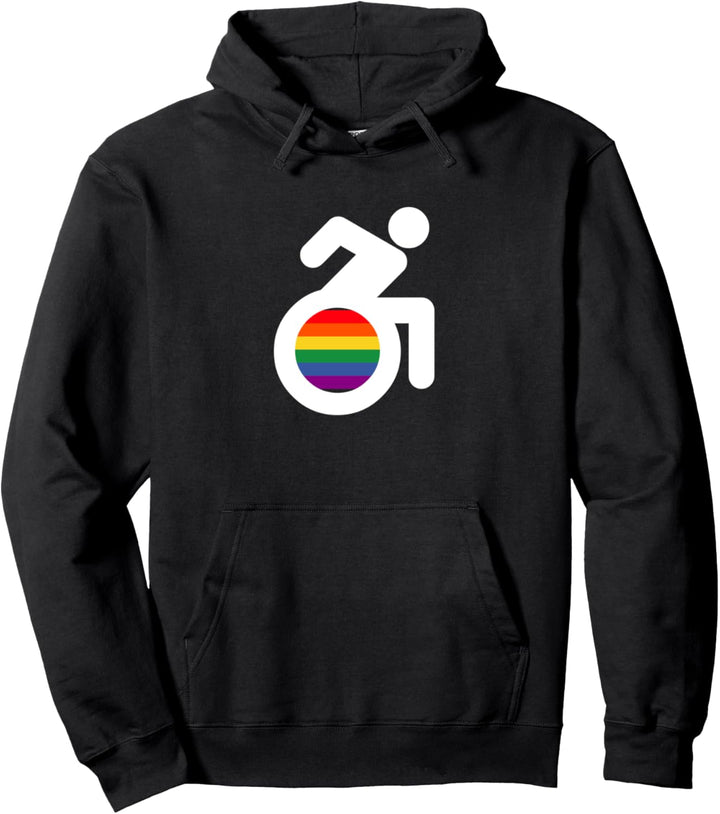 Behinderte und Homosexuell LGBT Rollstuhl Pullover Hoodie