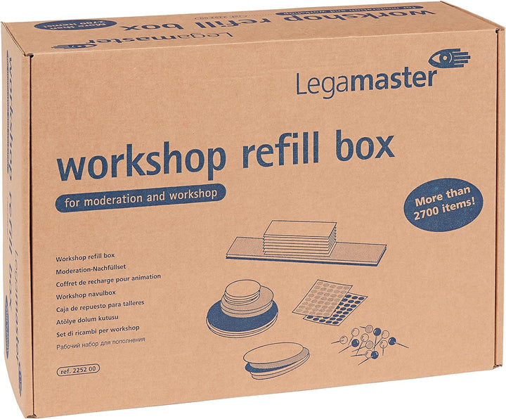 Legamaster 7-225200 Moderations-Nachfüllbox für Moderatorenkoffer, Nachfüllbox