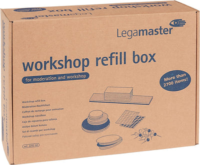 Legamaster 7-225200 Moderations-Nachfüllbox für Moderatorenkoffer, Nachfüllbox