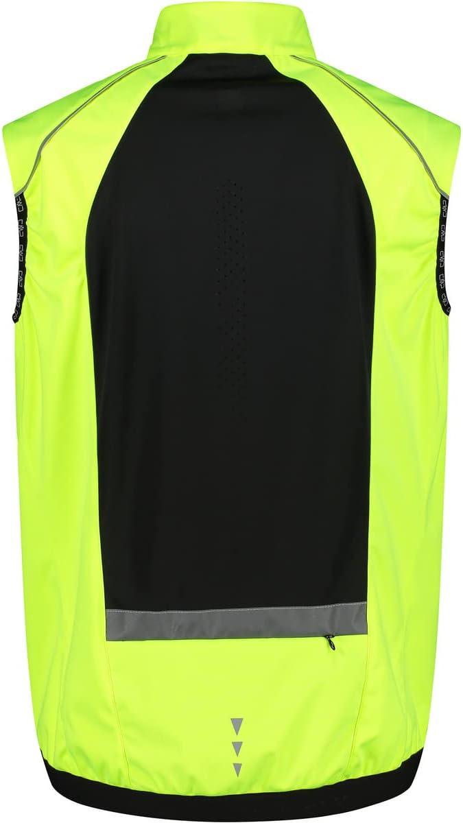 CMP Herren Light Softshell Weste, yellow fluo, 54