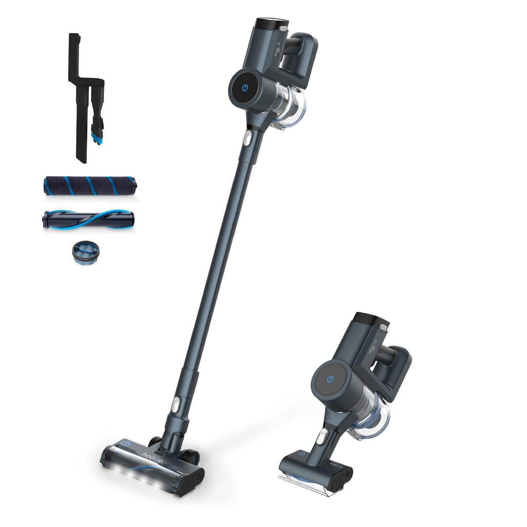 hoogo Akku-Staubsauger S5+ 3in1 | beutellos kabellos | Laufzeit bis zu 75 Min. | Handstaubsauger | P