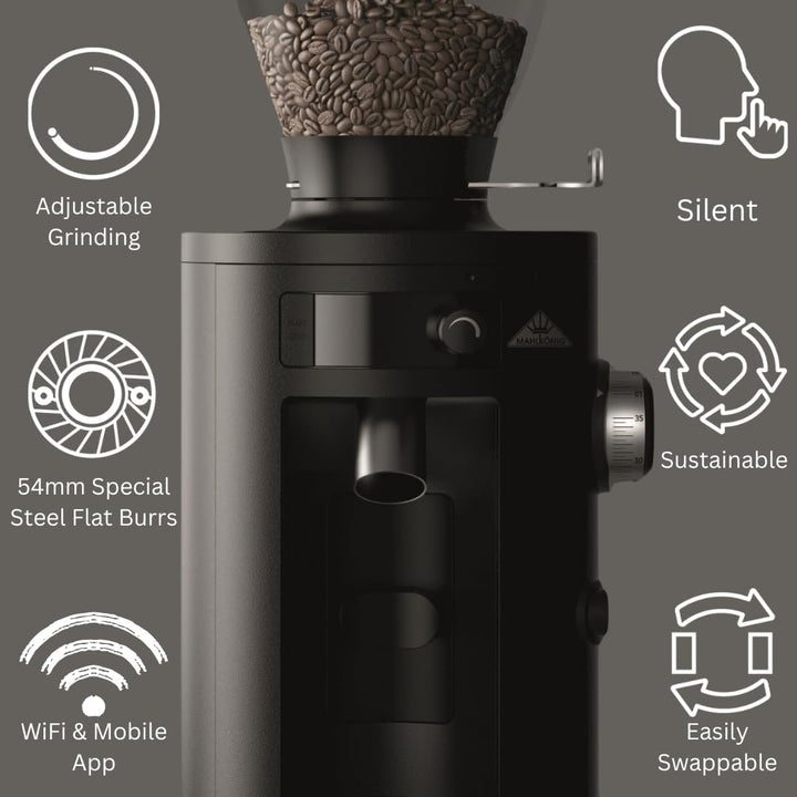 Mahlkönig X54 Home Kaffeemühle, 35 Mahlgradeinstellungen, elektrische Mühle, schwarz