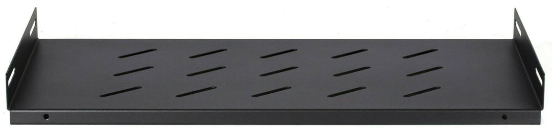 DSIT 19 Zoll Fachboden für 450mm Tiefe Wandschränke - 1 HE - Schwarz 450.00, 450.00