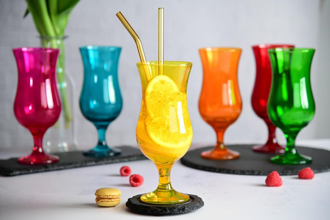 Glasmark Krosno Gläser Cocktailgläser Set Longdrink Cocktail Gin Bier Wasser Longdrinkgläser Cocktai