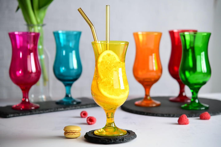 Glasmark Krosno Gläser Cocktailgläser Set Longdrink Cocktail Gin Bier Wasser Longdrinkgläser Cocktai