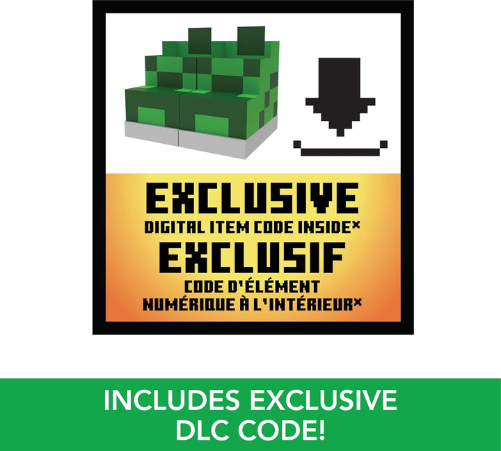 Mattel Minecraft explodierender ferngesteuerter Creeper mit Lichtern und Geräuschen, 10 Explosionspa