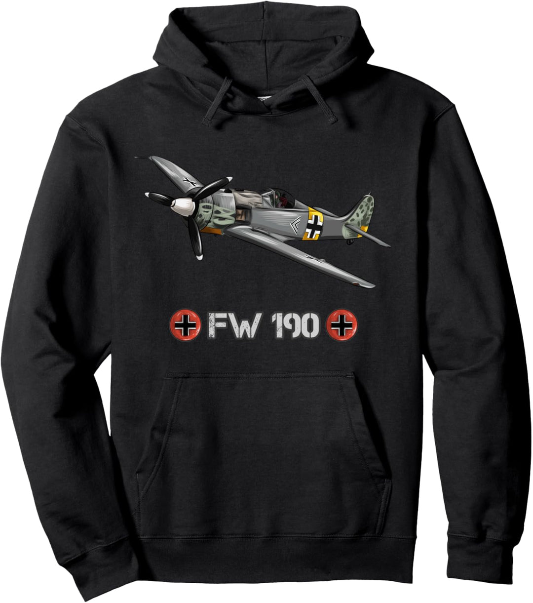2. Weltkrieg Deutsche Focke-Wulf Fw 190 Pullover Hoodie