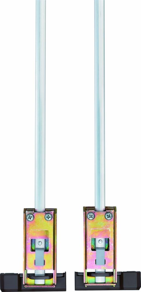 ABUS Doppelschliessblech DSB550 für Fensterschloss FOS550, braun, 20212 Typ DSB 550 B, Typ DSB 550 B