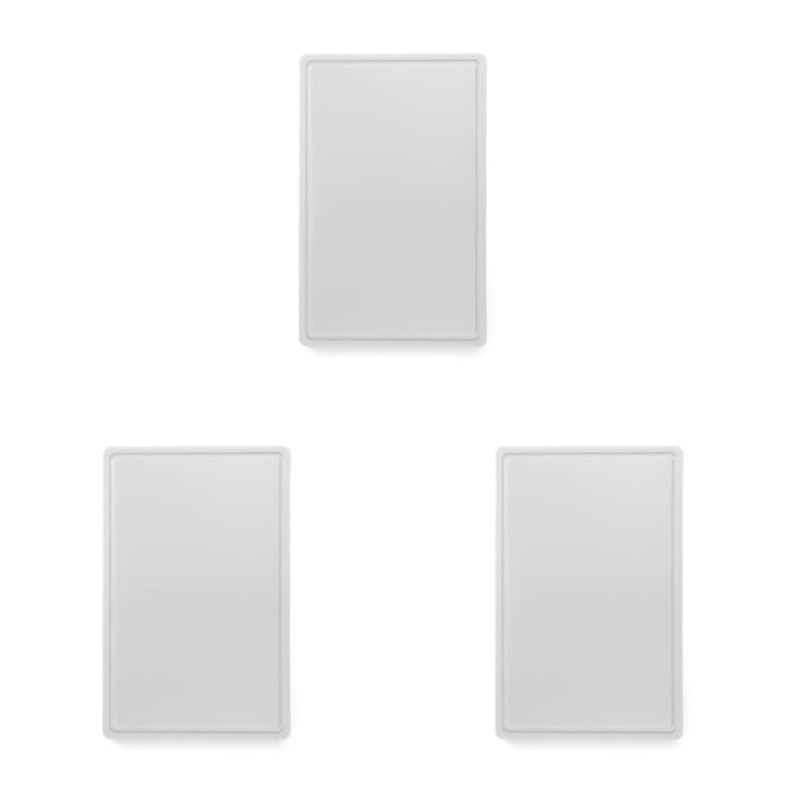 HENDI Schneidbretter, HACCP, Beidseitig nutzbar, eine Seite glatt-eine Seite mit Saftrille, für Käse