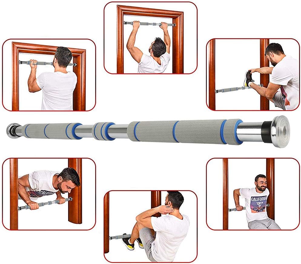 Klimmzugstange für Tuerrahmen Multifunktionen Tür Stange für Home Gym Fitness Geeigneter Türrahmenty