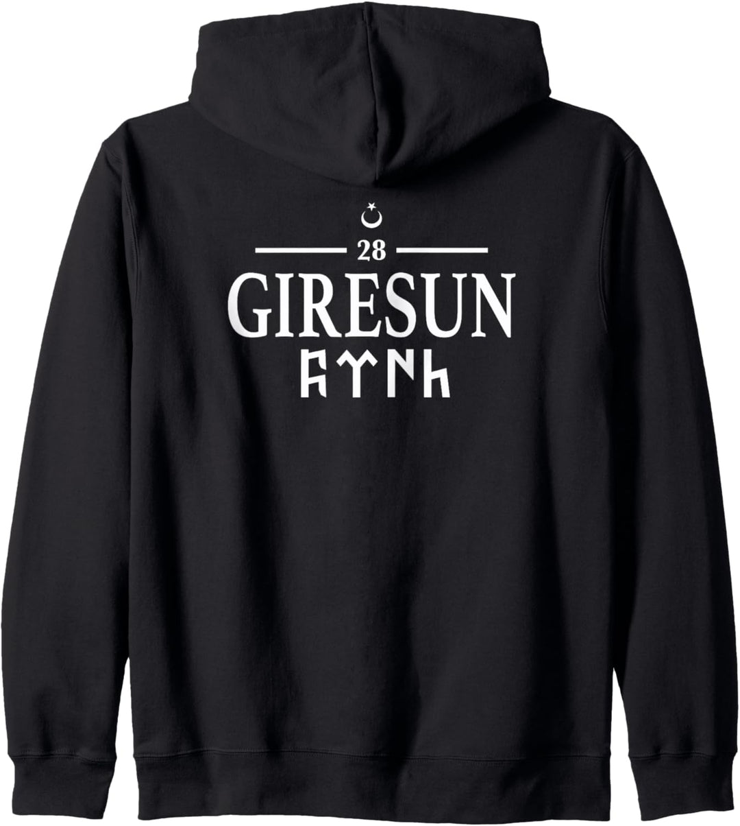 Giresunlu Giresun 28 Göktürk Schrift Göktürkler Türkei Kapuzenjacke