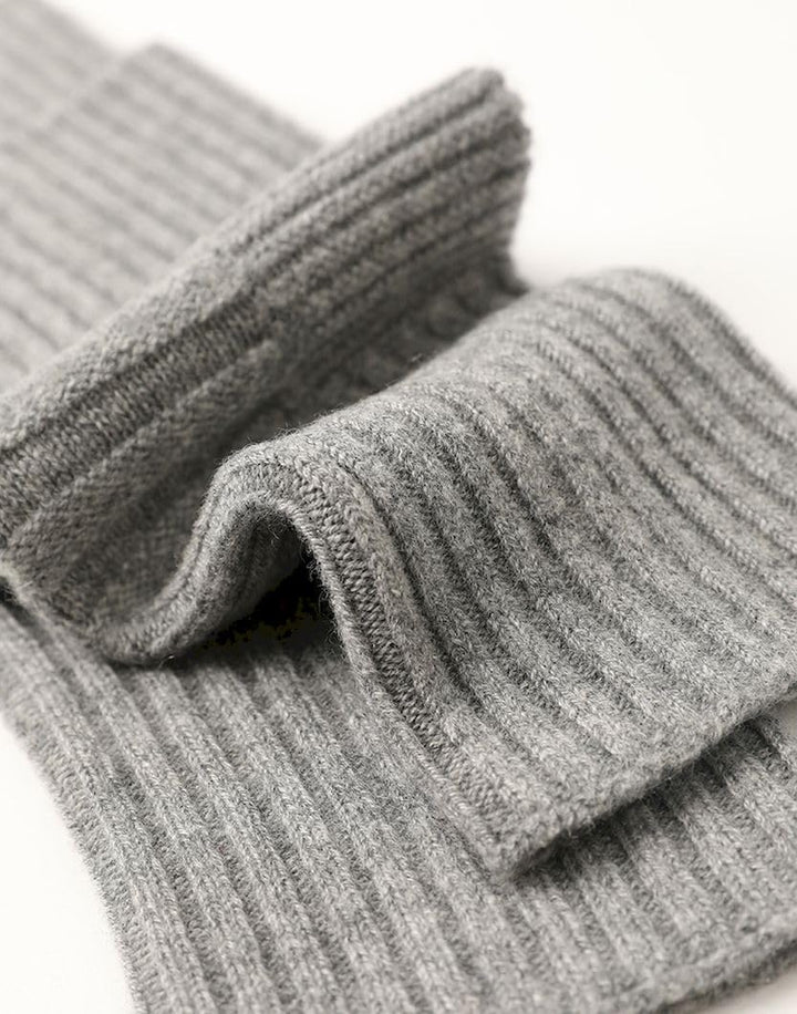 Prettystern verdickte Gestrickt 100% Kaschmir dehnbare wärmende Kniebeugen Kniestulpen Cashmere Knie