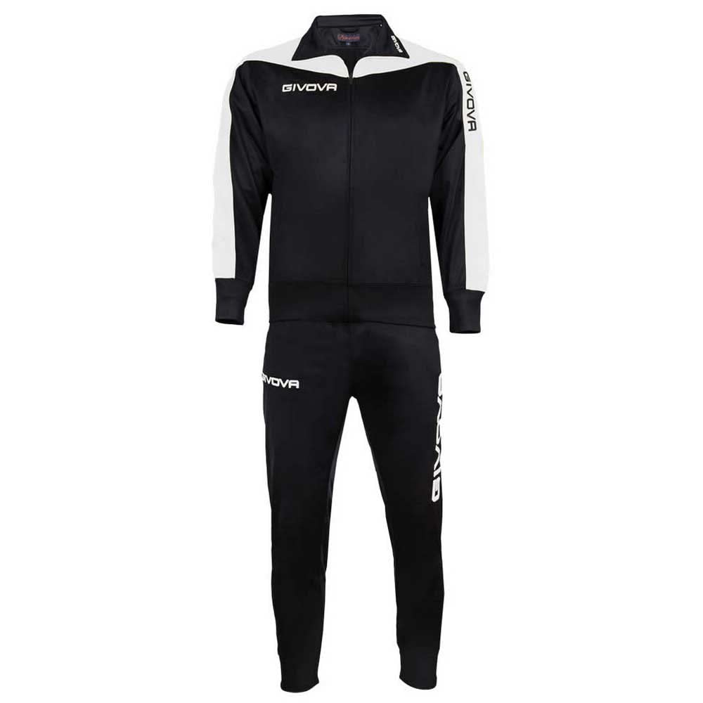 Givova Unisex Rom Roma Triacetat-Overall, Blau/Gelb, 2XS (1er Pack) 3XL schwarz / weiss, 3XL schwarz