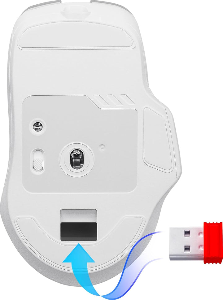 Defender® Astro Elite Kabellose Gaming Maus – 2.4 GHz Wireless, 3200 DPI, RGB, 5 Programmierbare Tas
