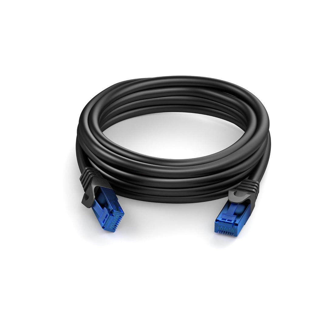 KabelDirekt – 5x 15m – Netzwerkkabel, Ethernet, Lan & Patch Kabel (überträgt maximale Glasfaser Gesc