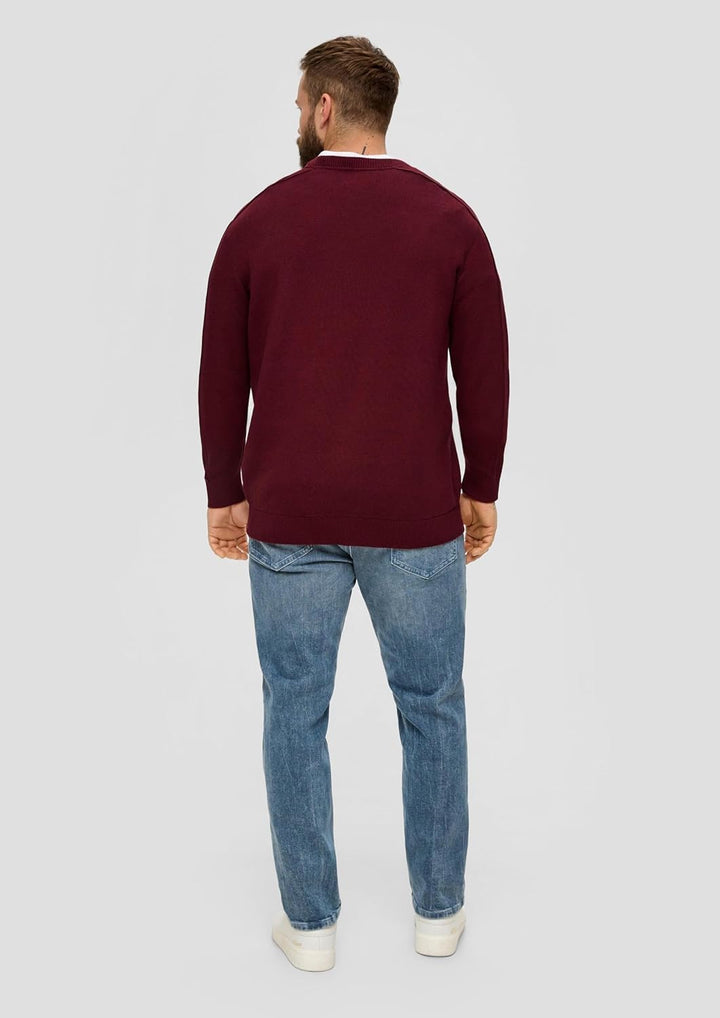 s.Oliver Herren 2143289 Pullover mit Crew Neck 4XL 3976, 4XL 3976
